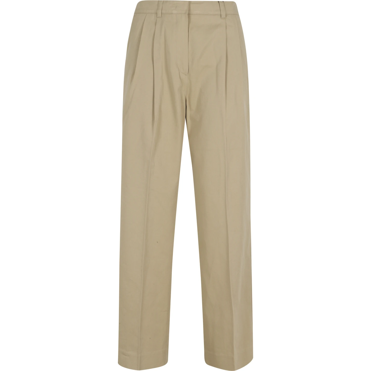 DOUBLE PLEATED CHINO SLACKS