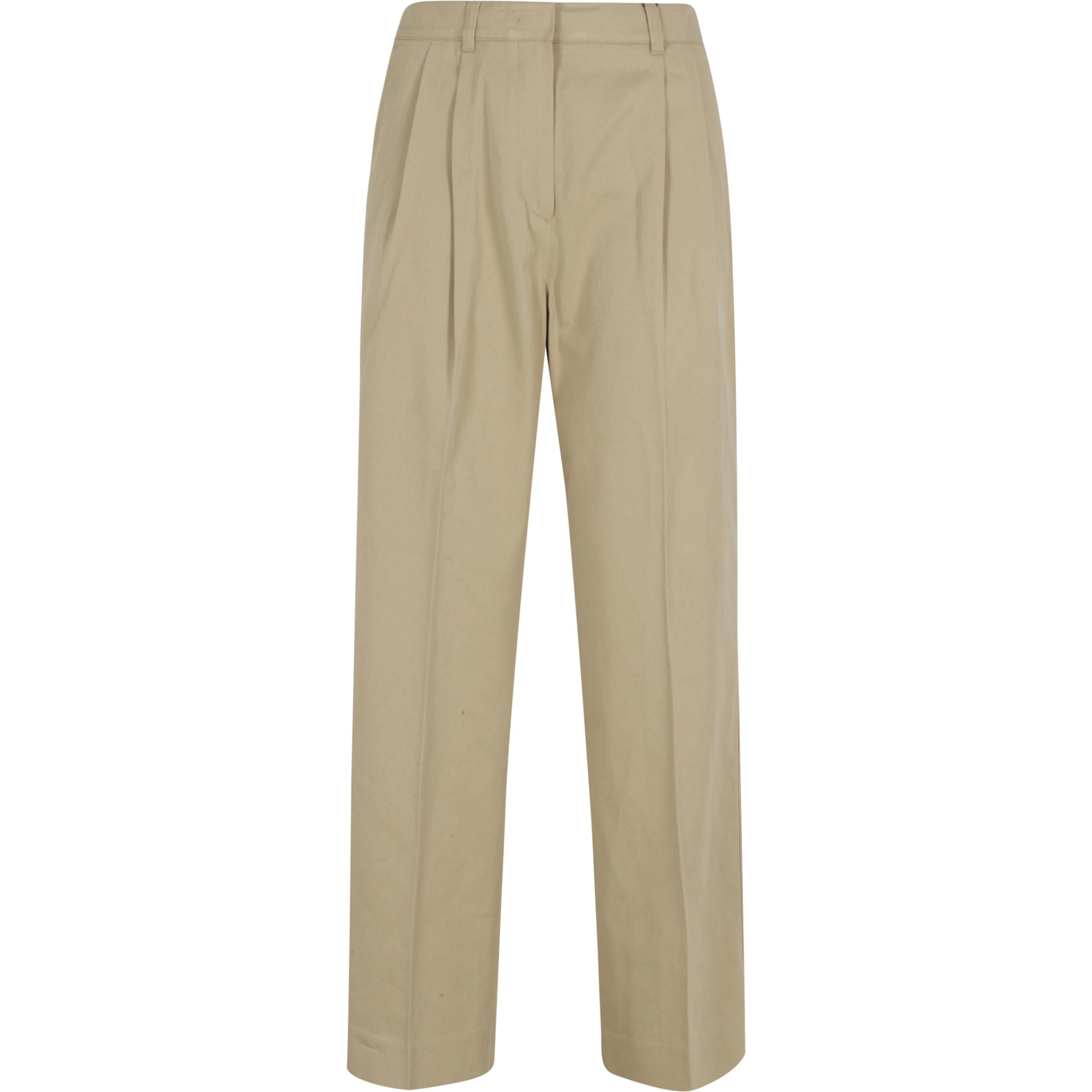 DOUBLE PLEATED CHINO SLACKS