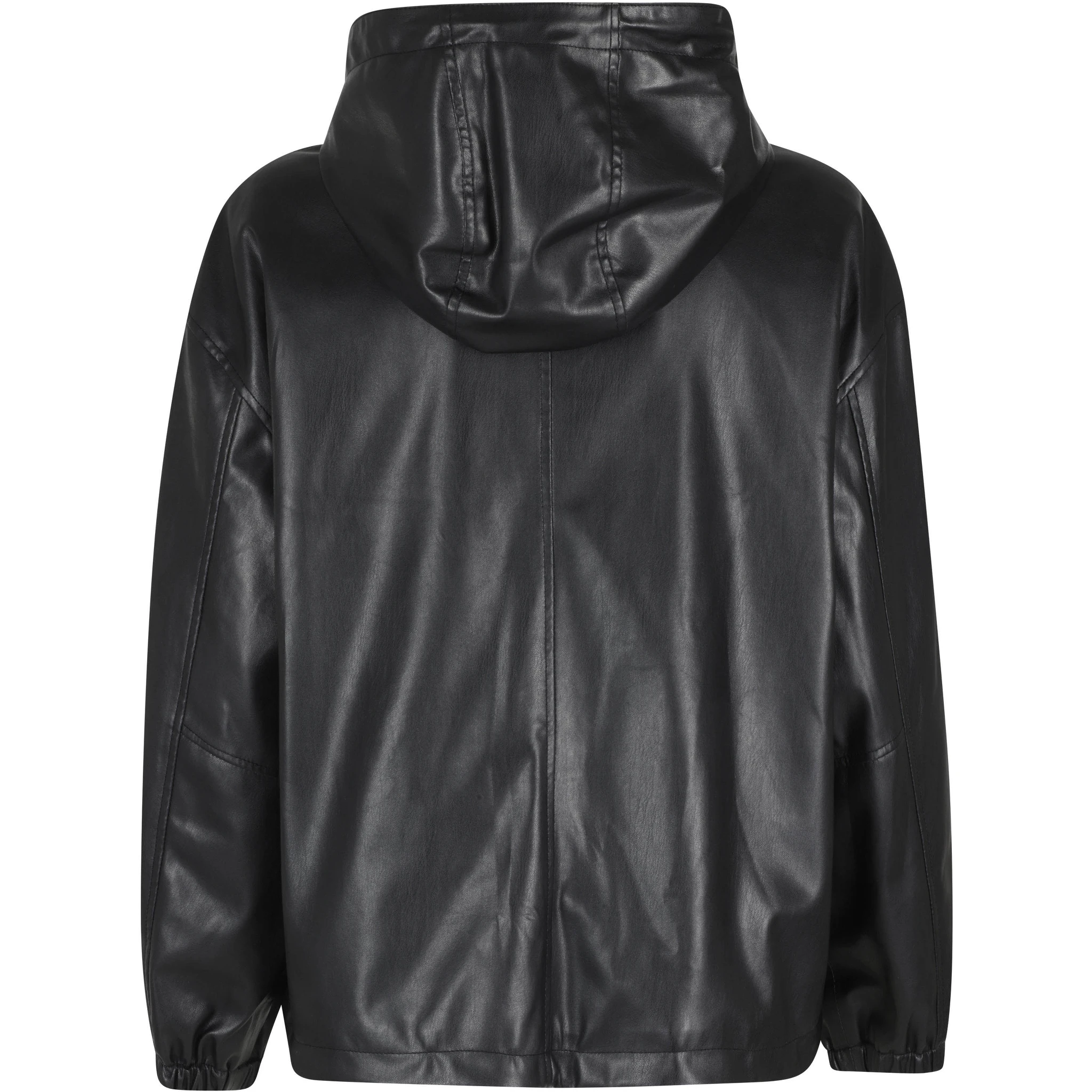 LEATHER WINDBREAKER