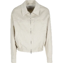 COLLARED BLOUSON JACKET
