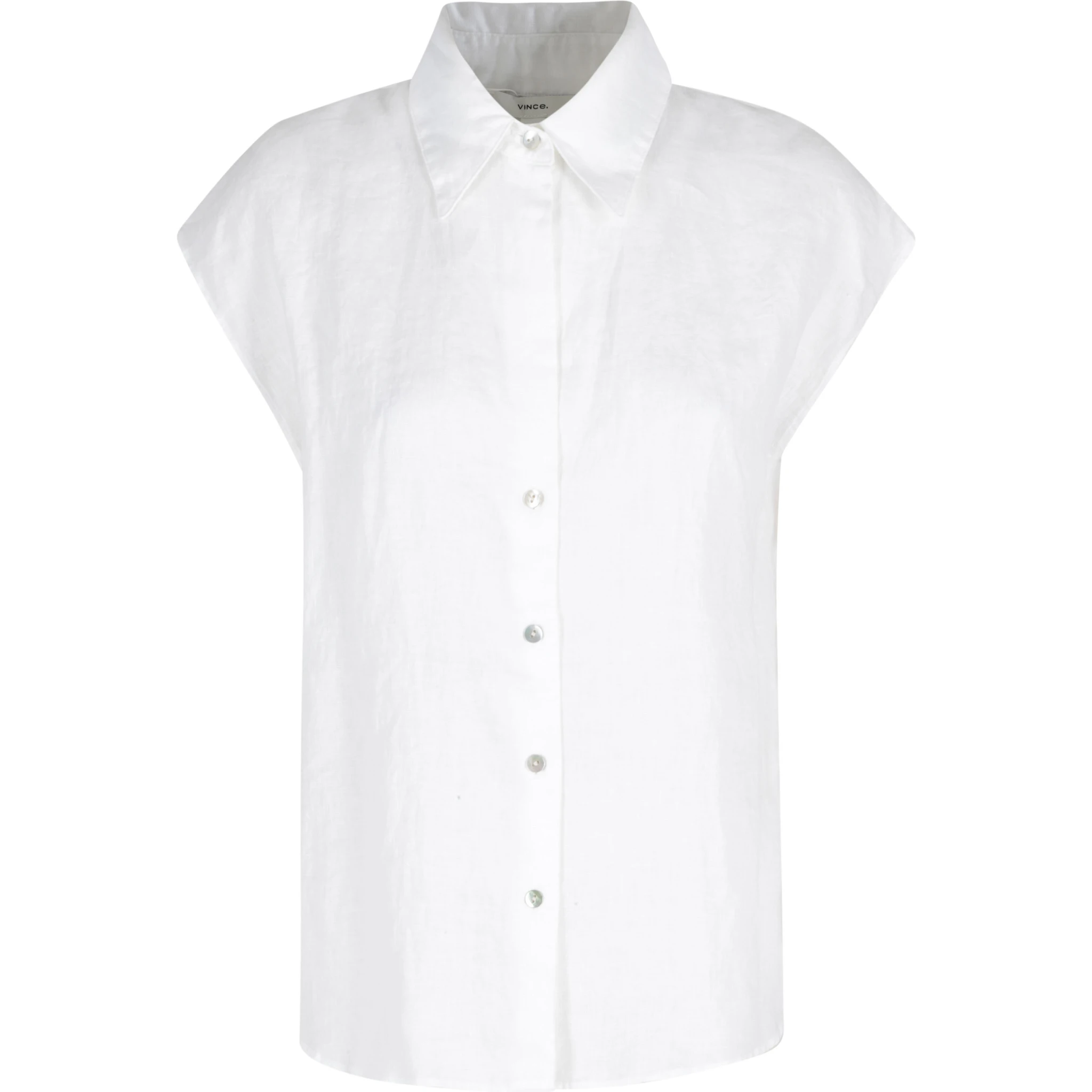 CAP SLV BUTTON DOWN BLOUSE