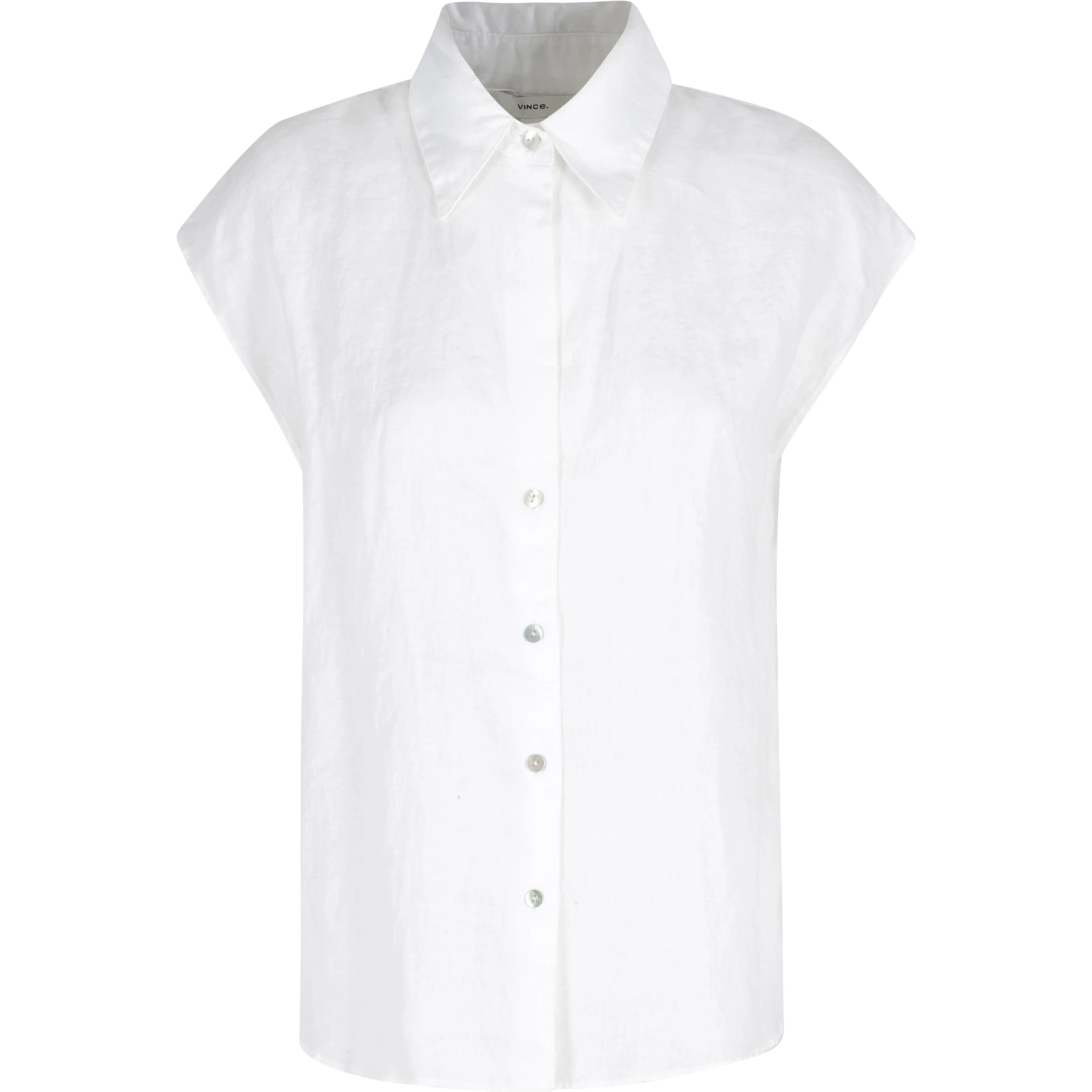 CAP SLV BUTTON DOWN BLOUSE