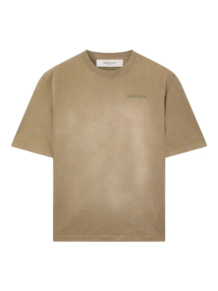 Golden Goose T-shirts and Polos Beige