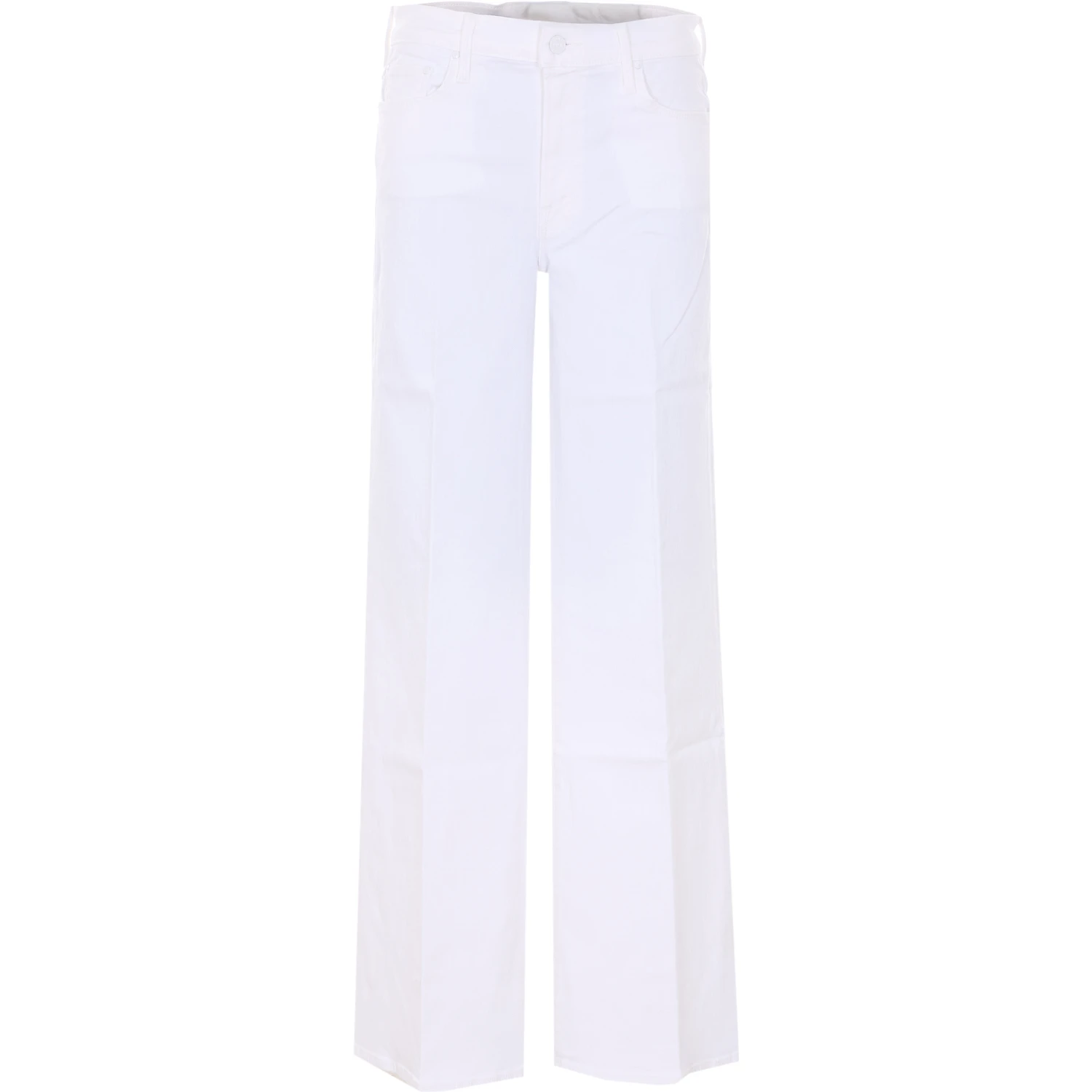 بنطلون جينز أبيض من ماركة Mother Jeans