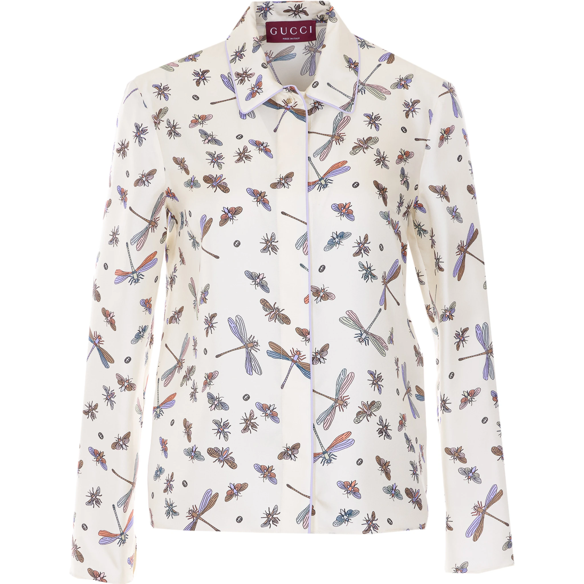 قمصان غوتشي بيضاء