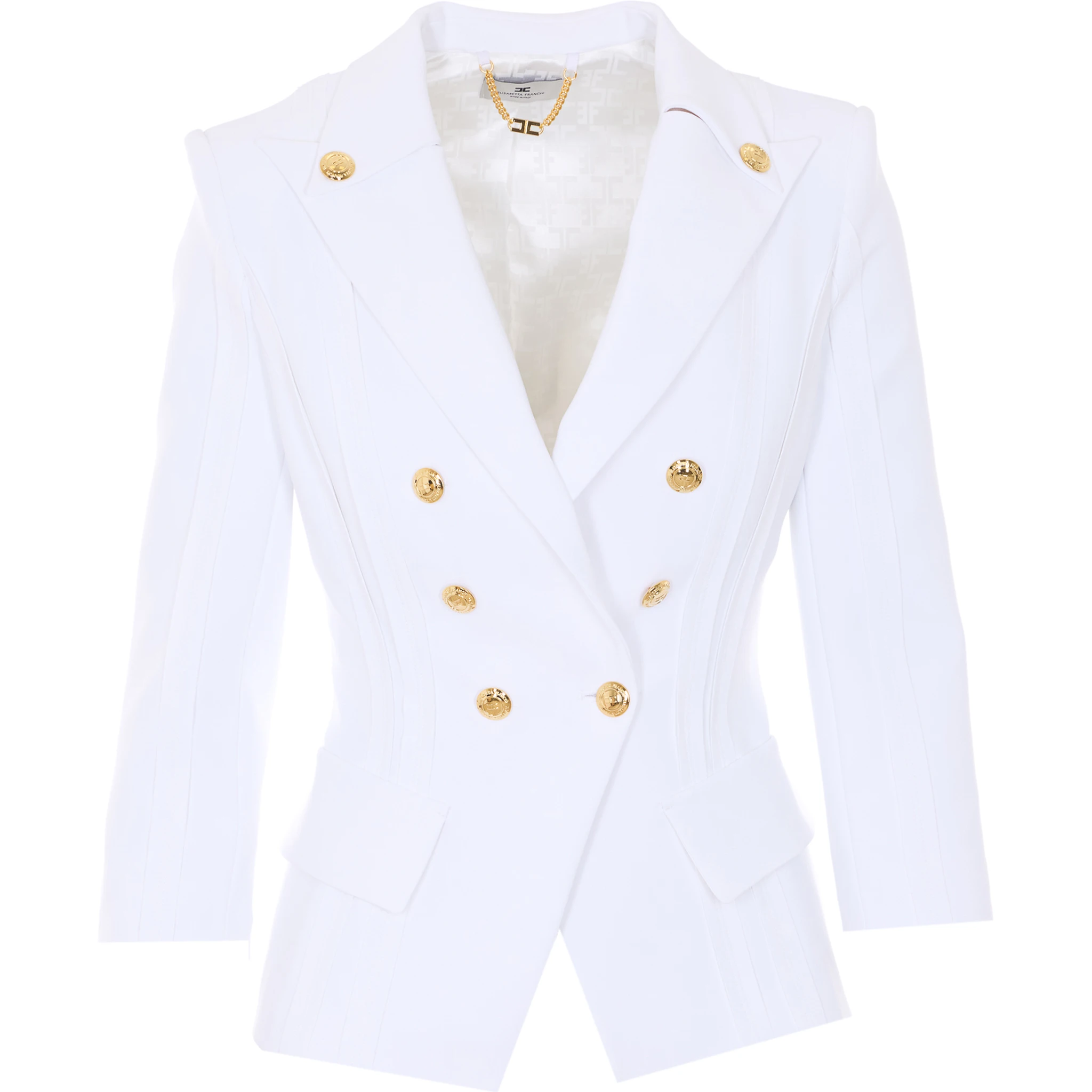 Elisabetta Franchi Jackets White