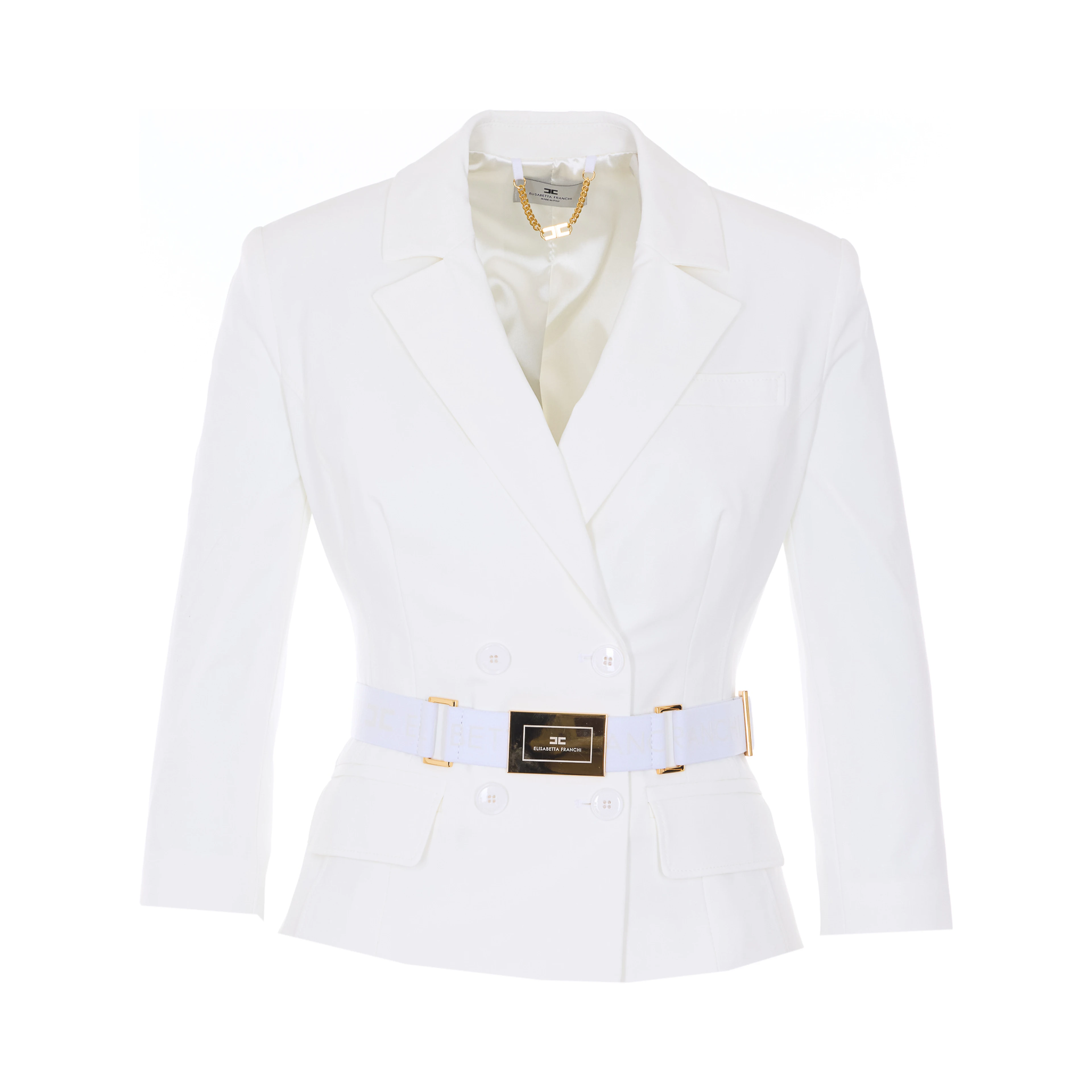 Elisabetta Franchi Jackets White