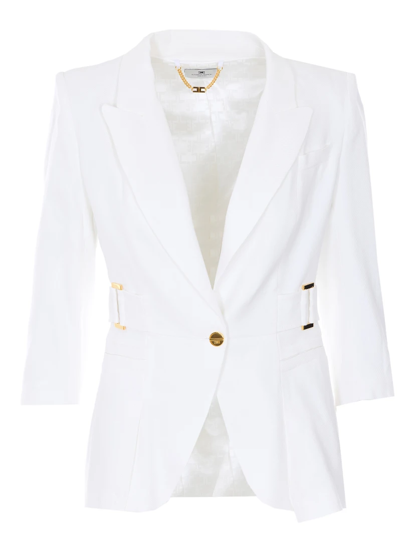Elisabetta Franchi Jackets White