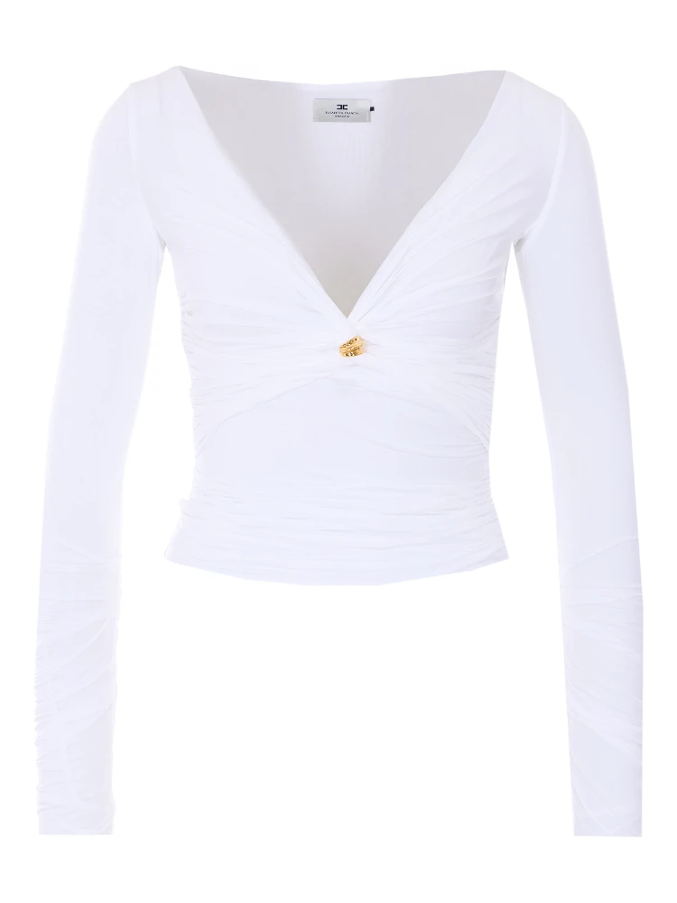 Elisabetta Franchi Top White
