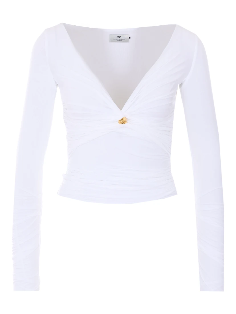 Elisabetta Franchi Top White