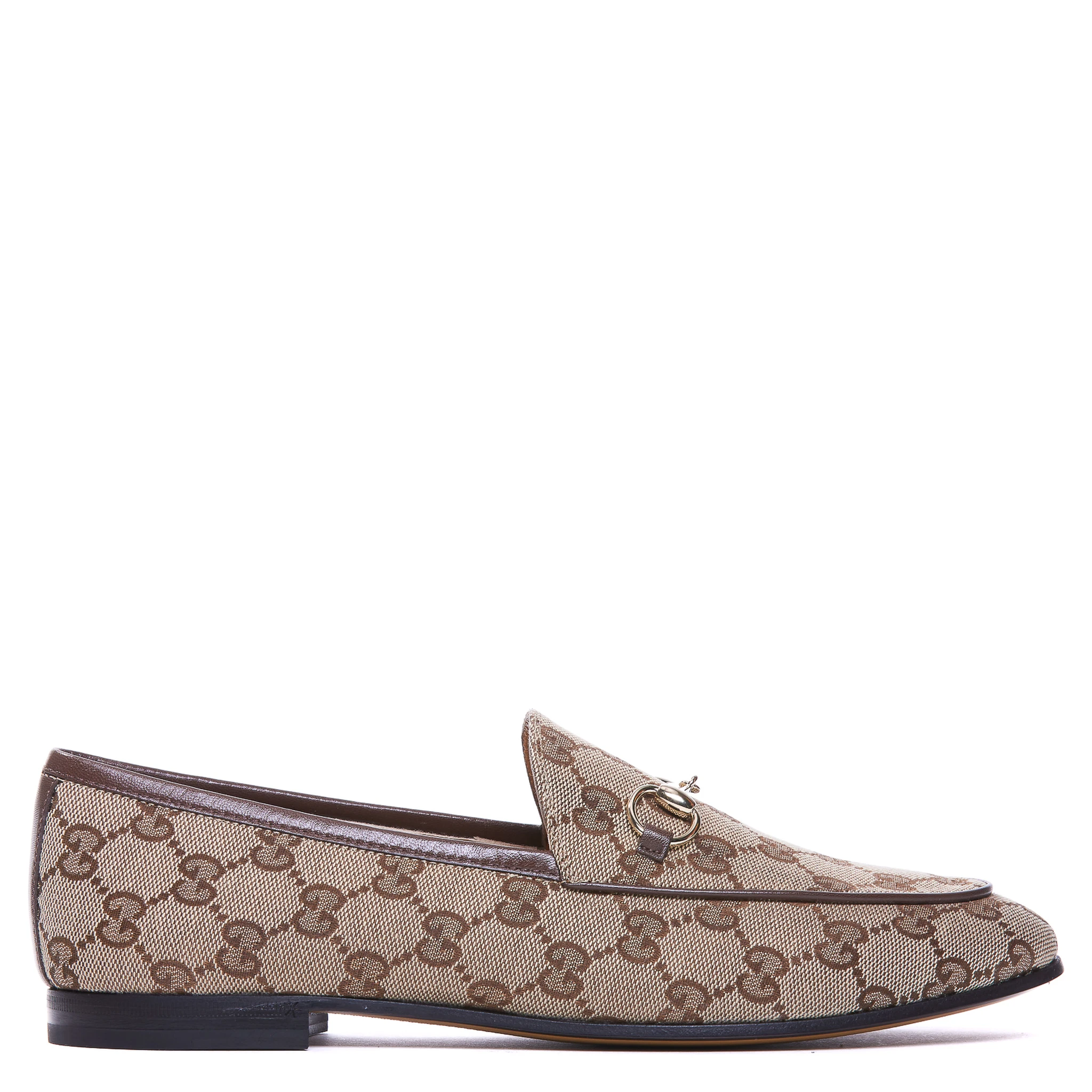 حذاء غوتشي مسطح بيج