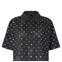 قمصان وتيشرتات بولو وردية اللون