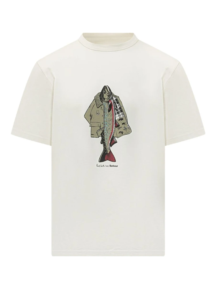 Barbour T-shirts and Polos White