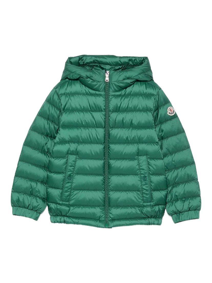 MONCLER KIDS Coats Green