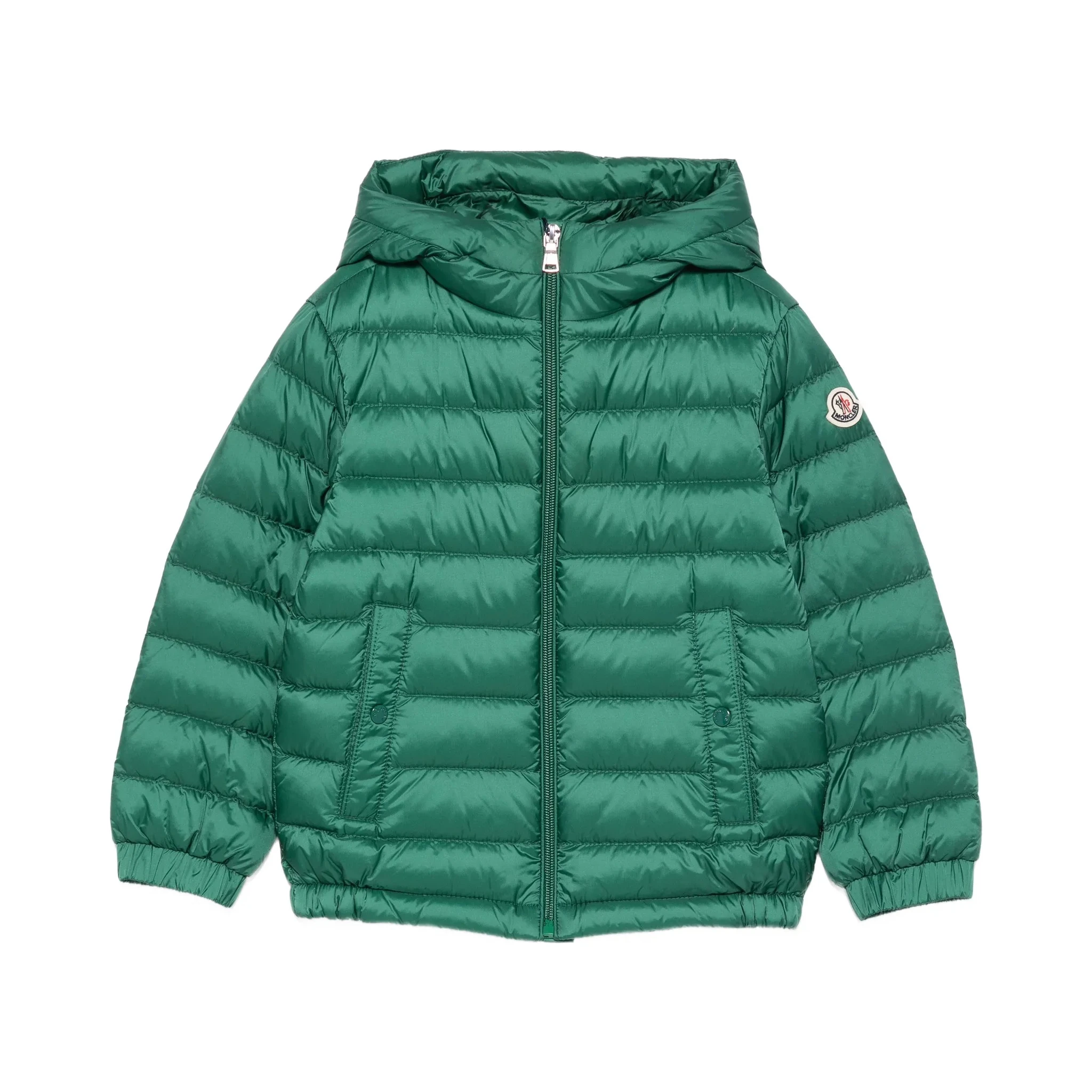 MONCLER KIDS Coats Green