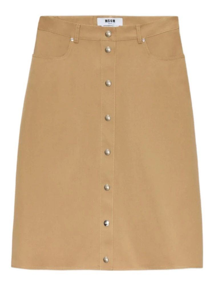 MSGM Skirts Beige