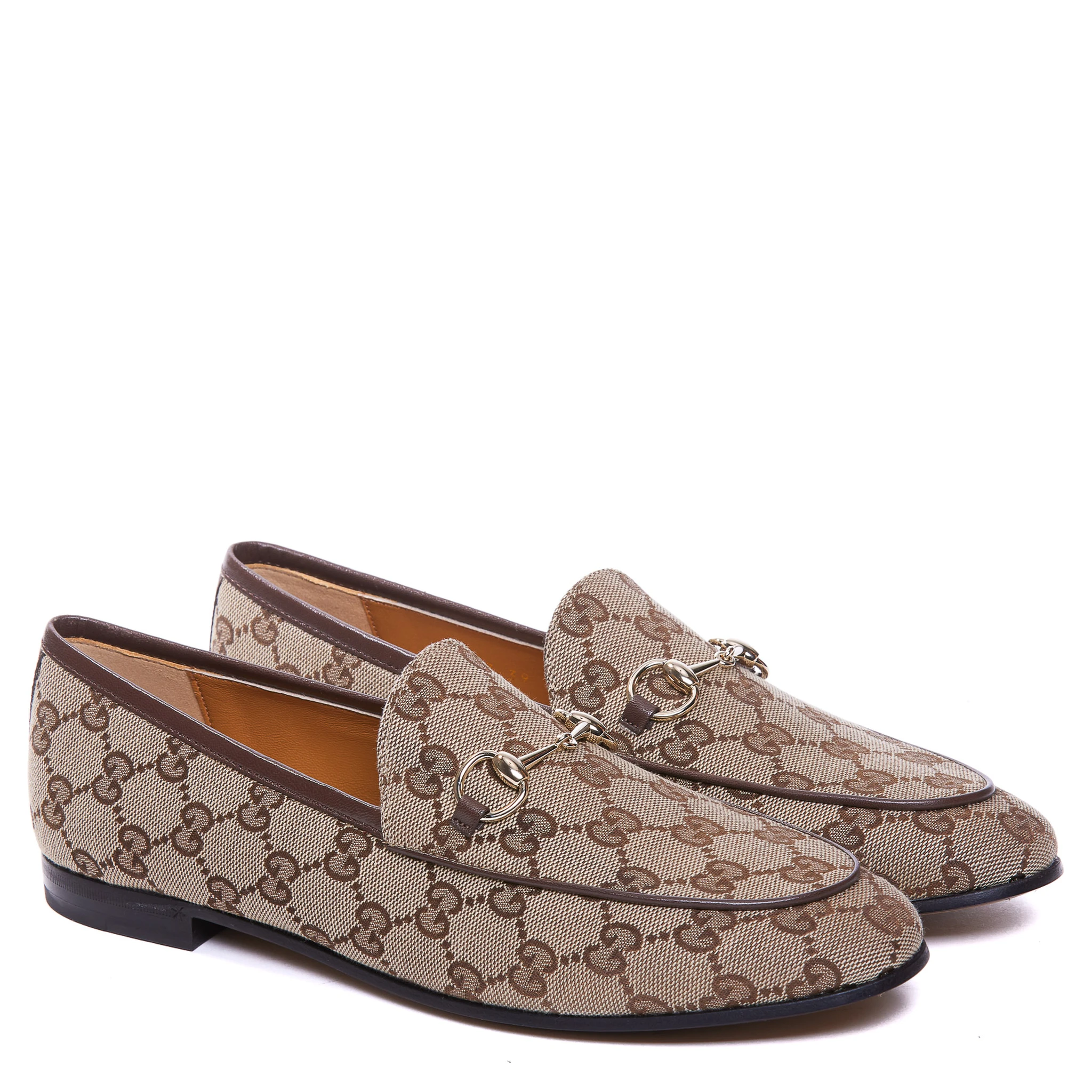 حذاء غوتشي مسطح بيج