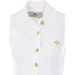 Elisabetta Franchi Trousers White