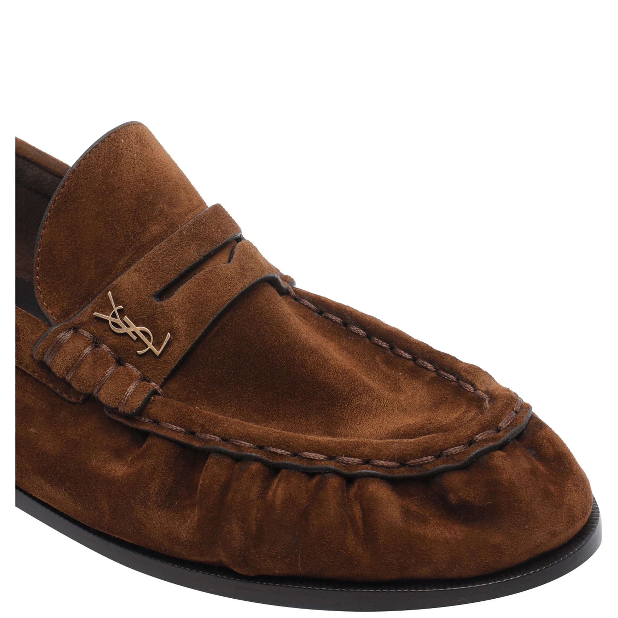 Saint Laurent  Flat shoes Brown