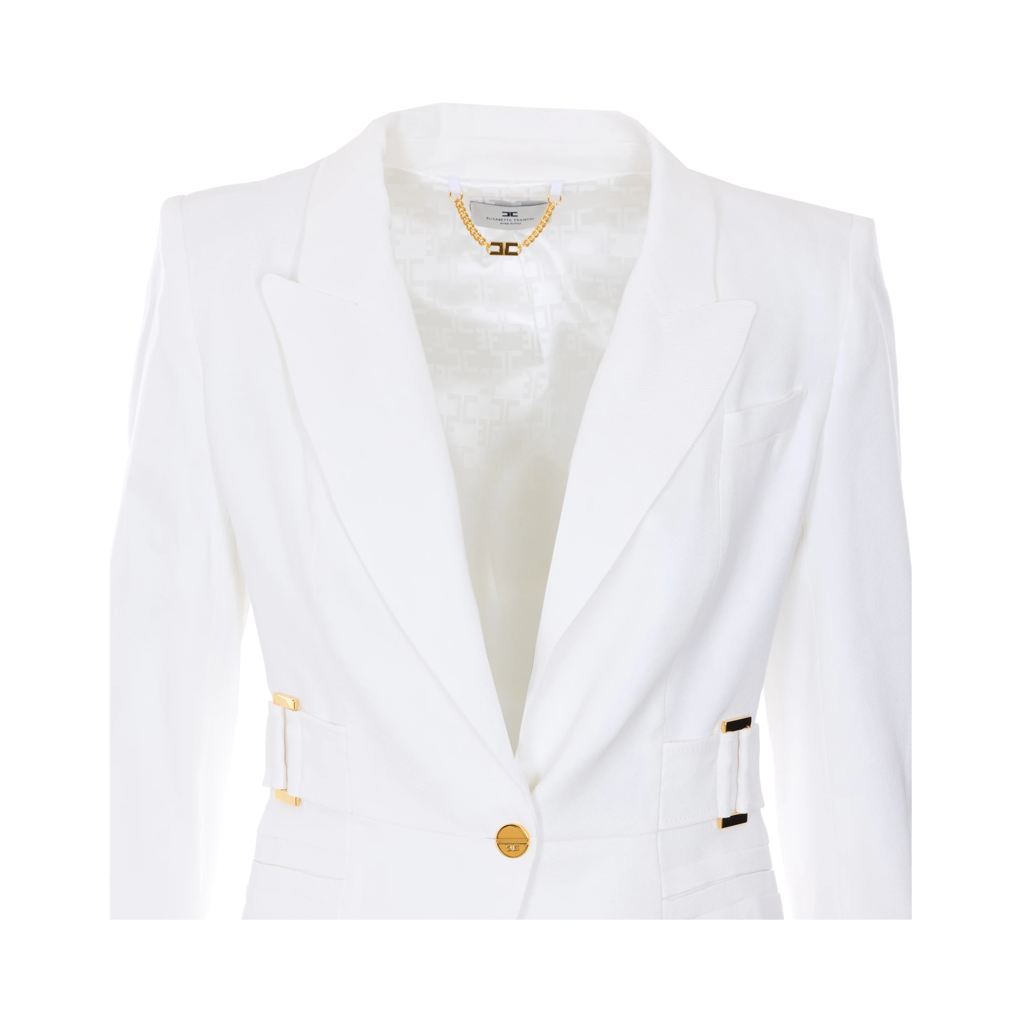 Elisabetta Franchi Jackets White