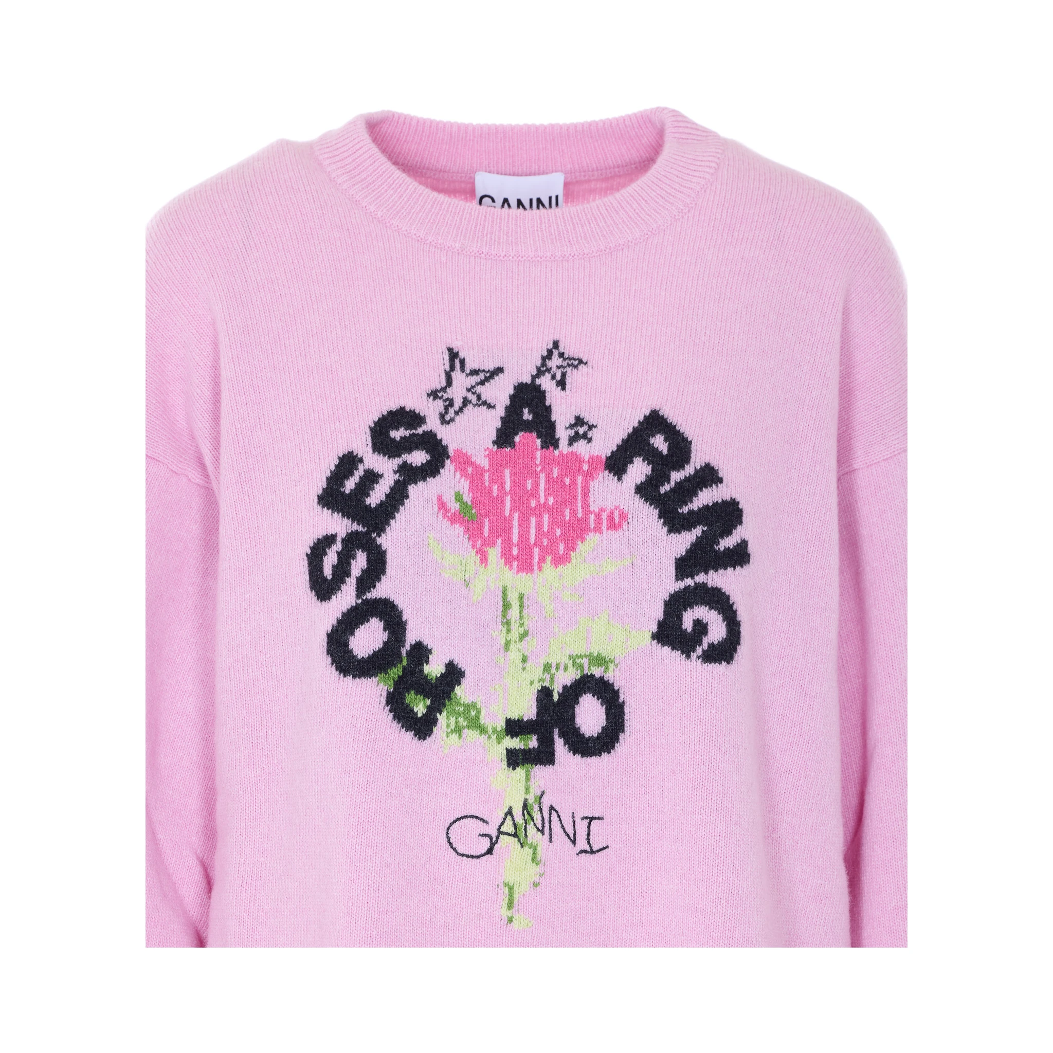 GANNI Sweaters Pink