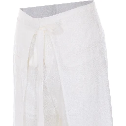 Eleh Trousers White