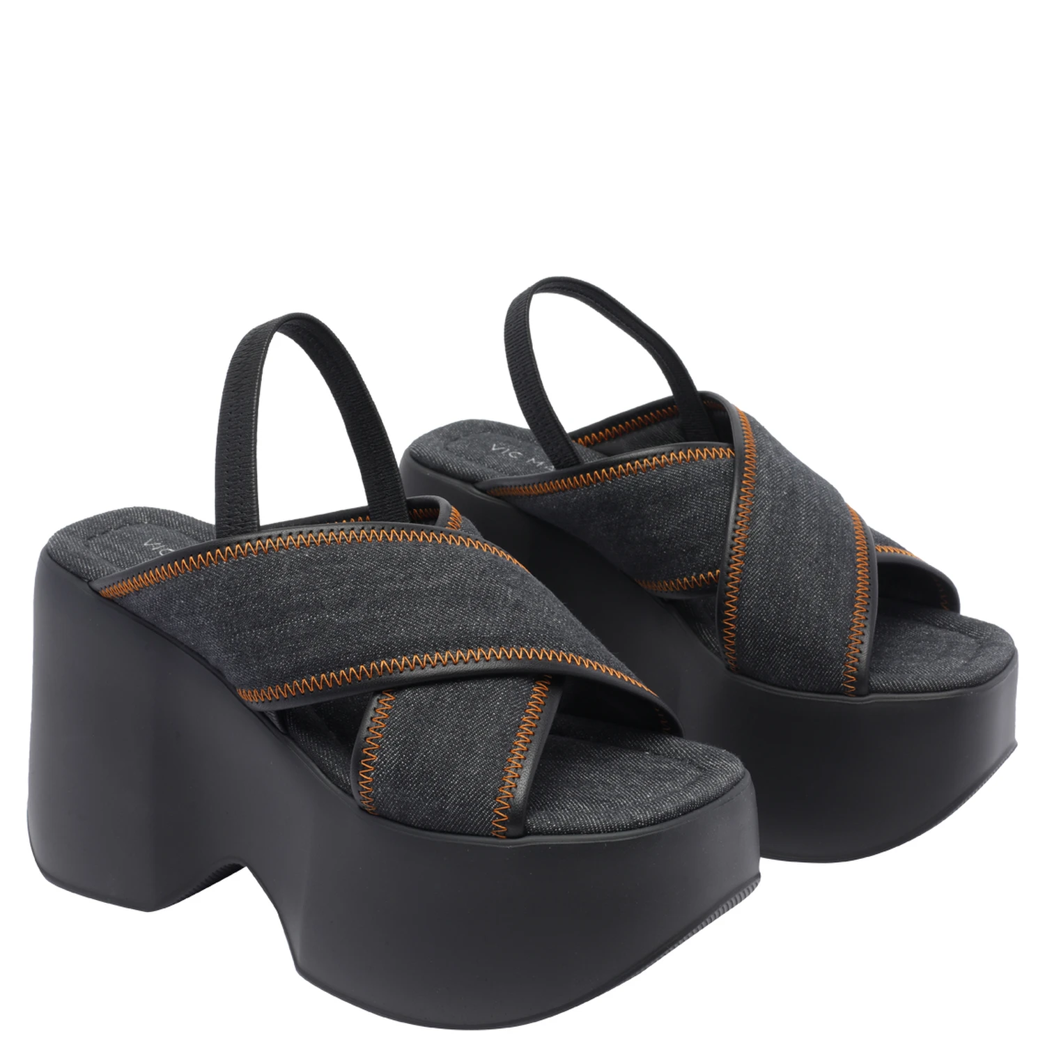 Vic Matie Sandals Black