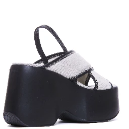 Vic Matie Sandals Black