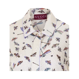 قمصان غوتشي بيضاء