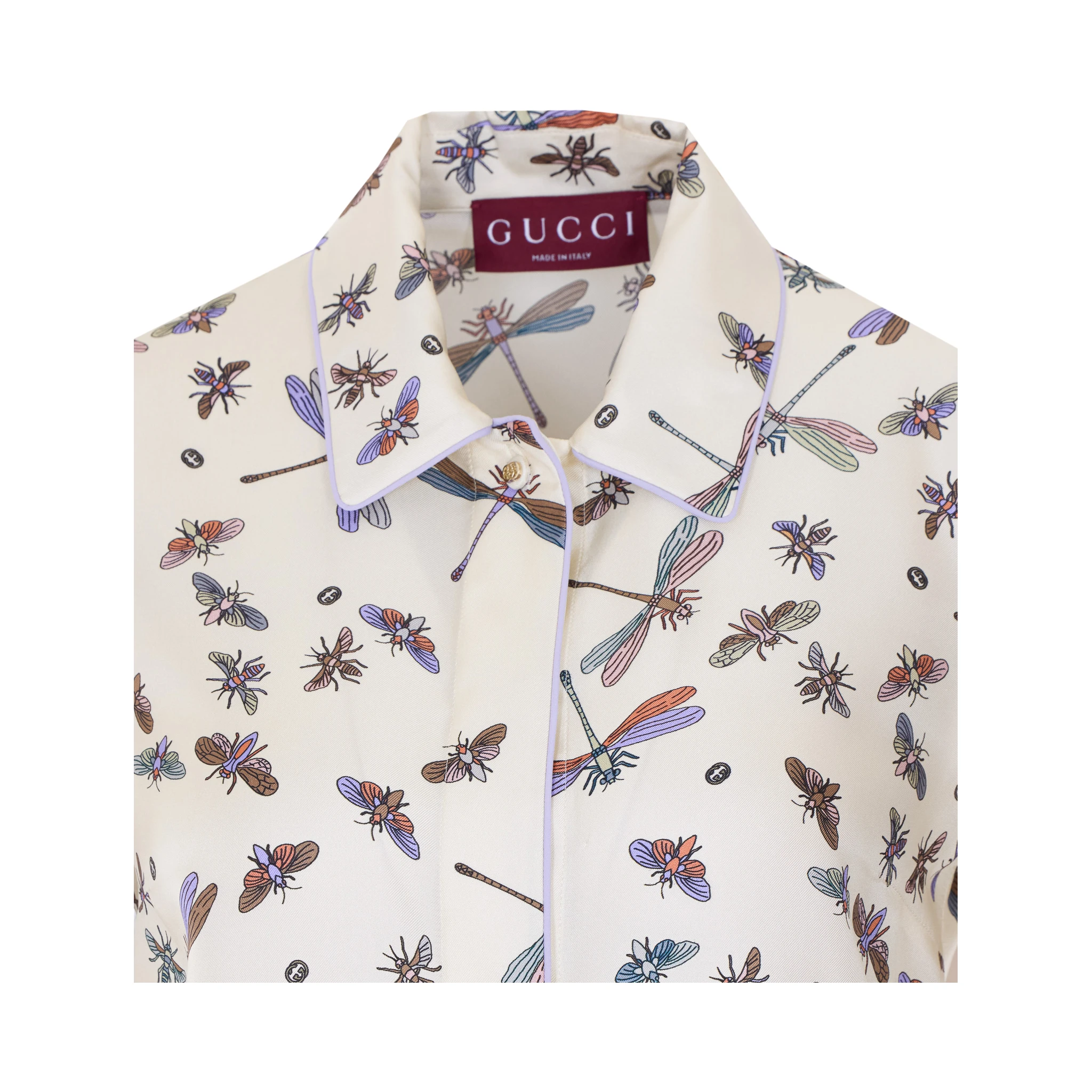 قمصان غوتشي بيضاء