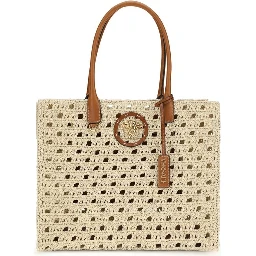 Beige Cotton Handbag