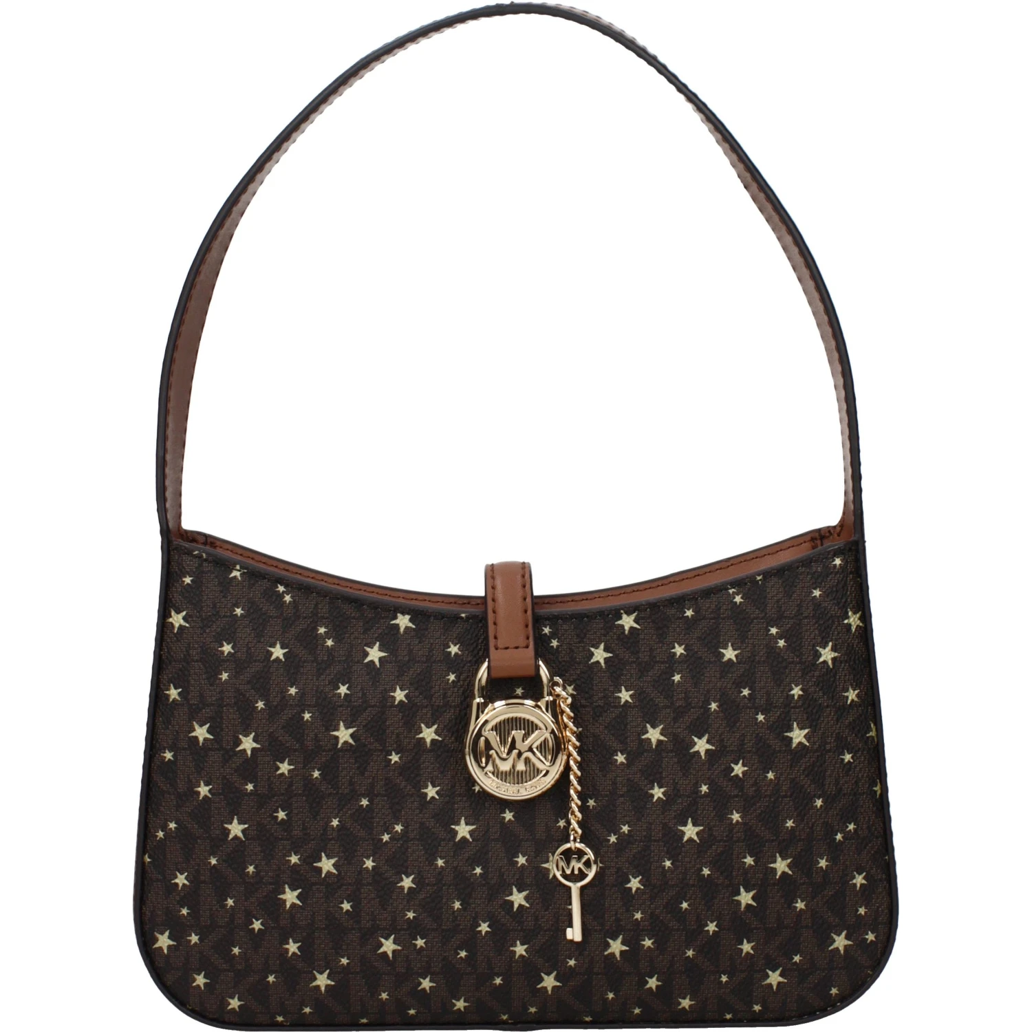 Brown Fabric Handbag