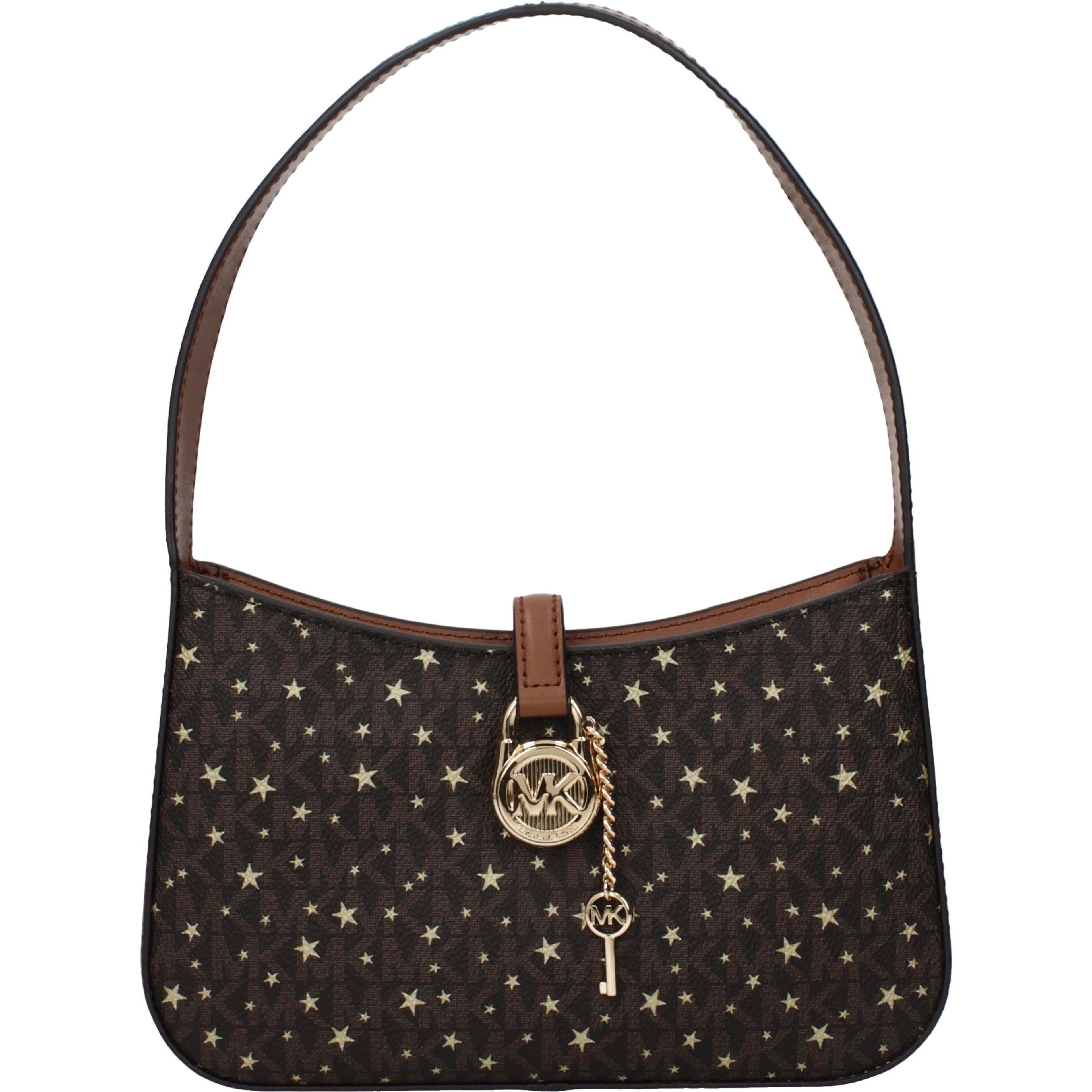 Brown Fabric Handbag
