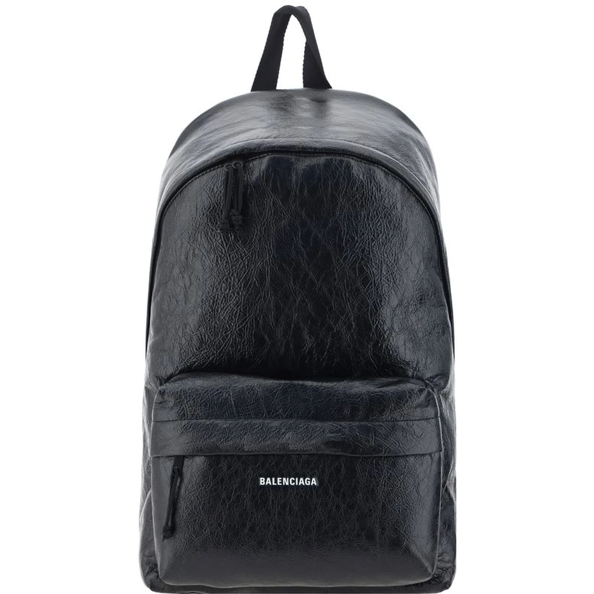 Black Calf Leather Bos Taurus Backpack