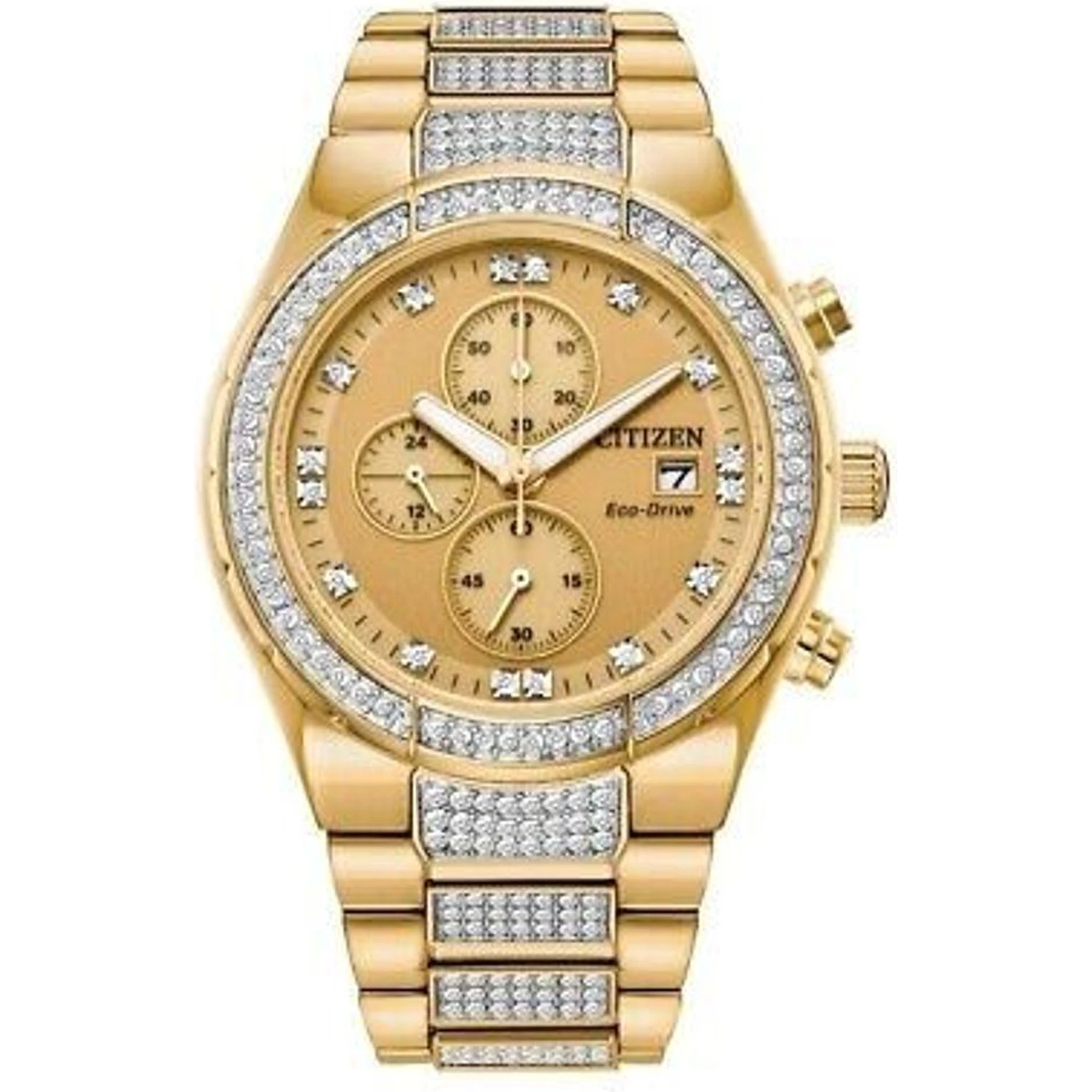 Gold Stainless Steel Bracelet Watch