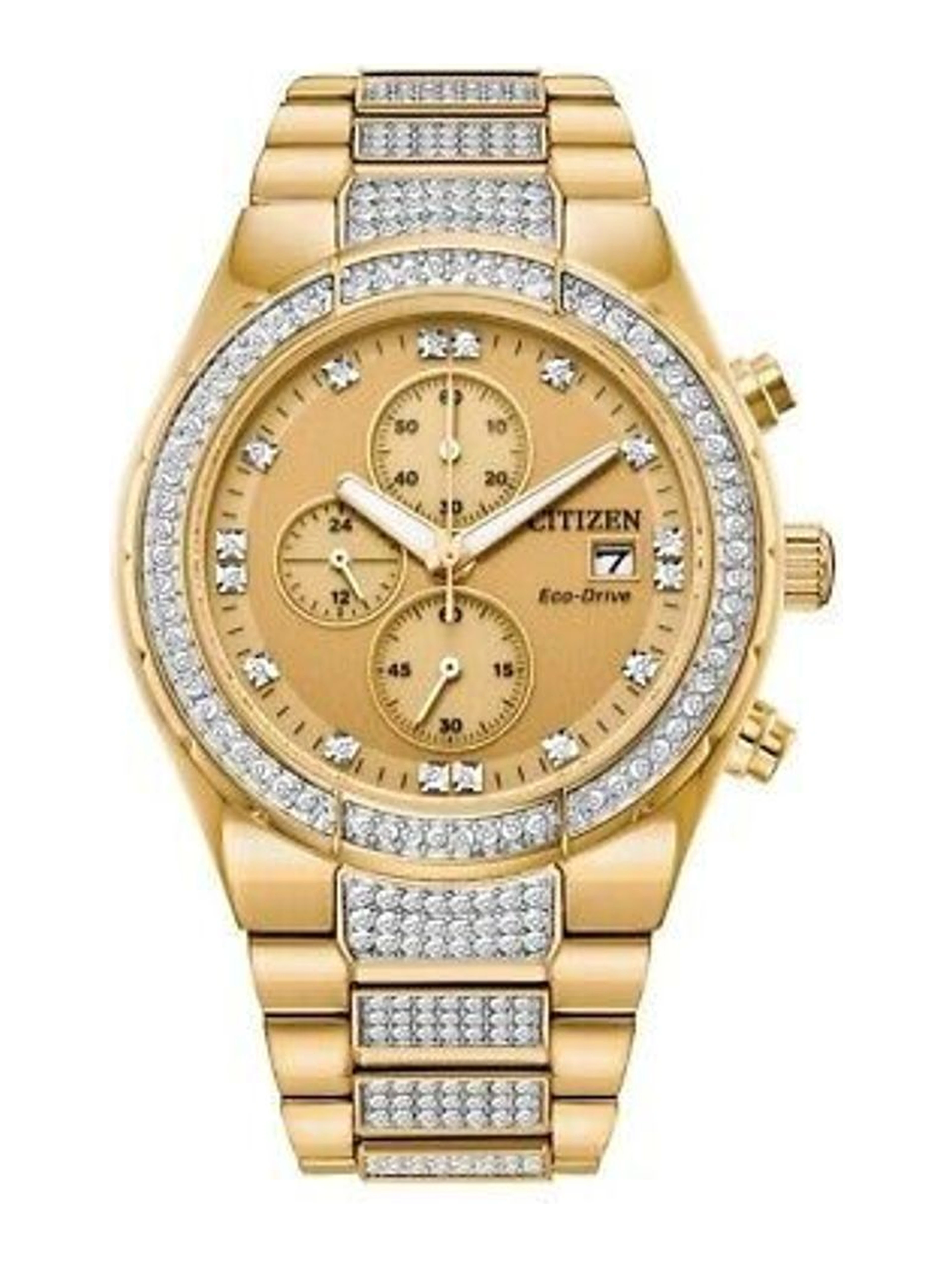 Gold Stainless Steel Bracelet Watch