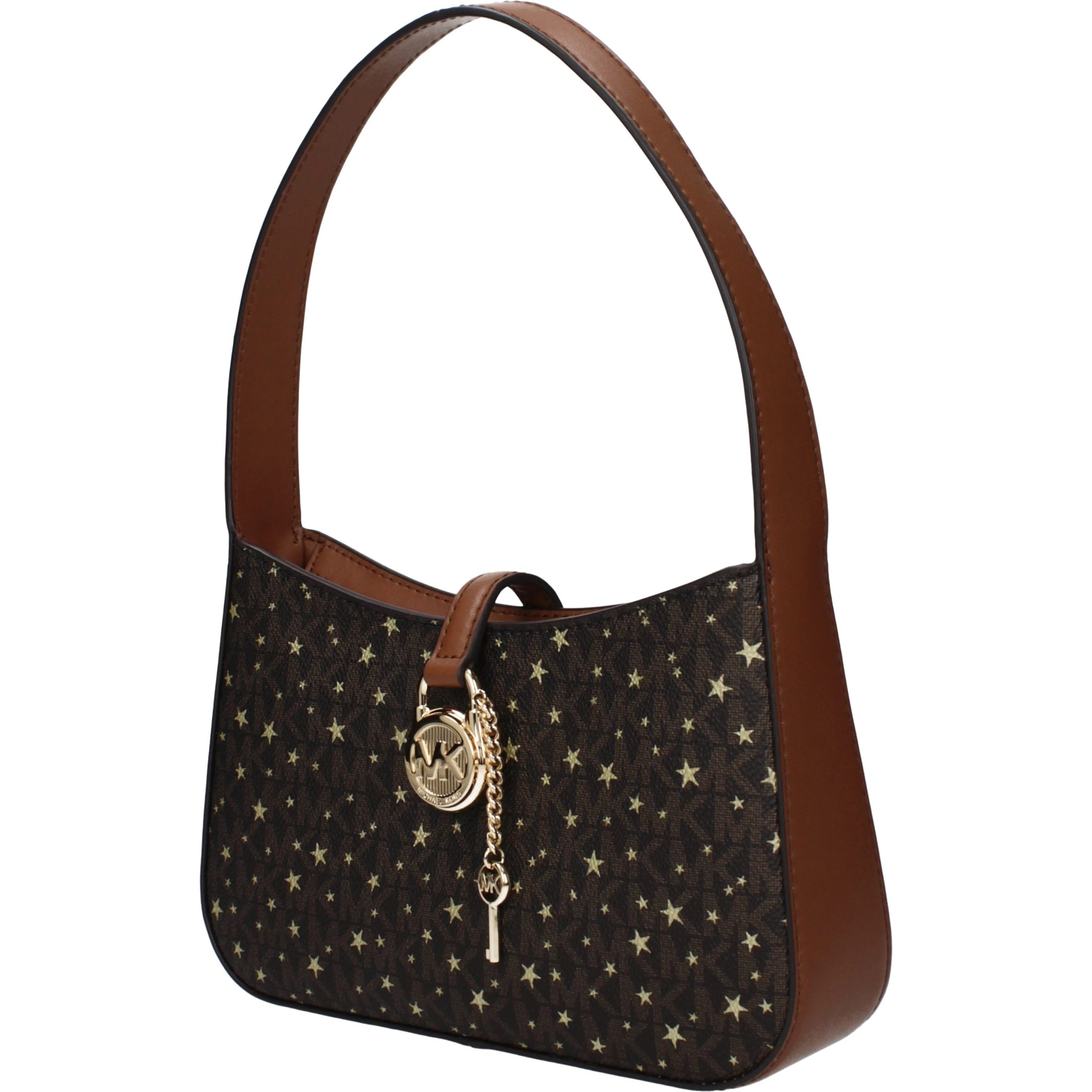 Brown Fabric Handbag