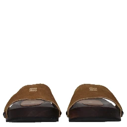Brown Leather Slippers