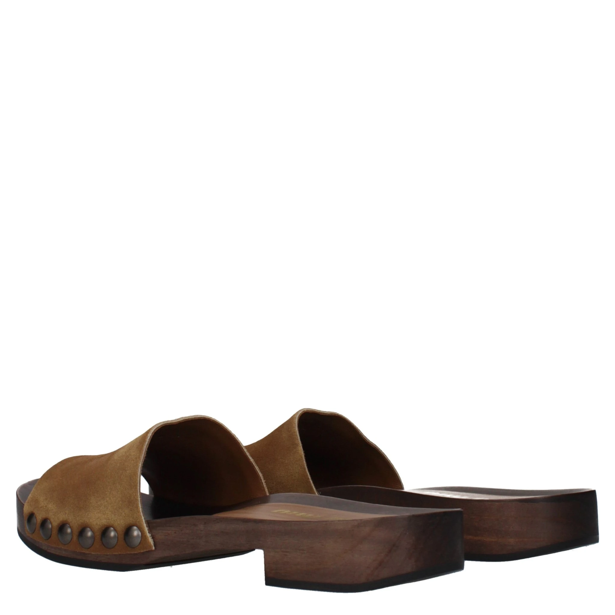 Brown Leather Slippers