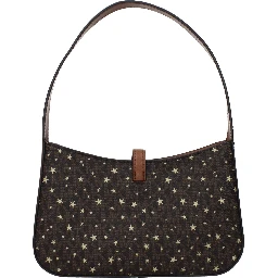 Brown Fabric Handbag