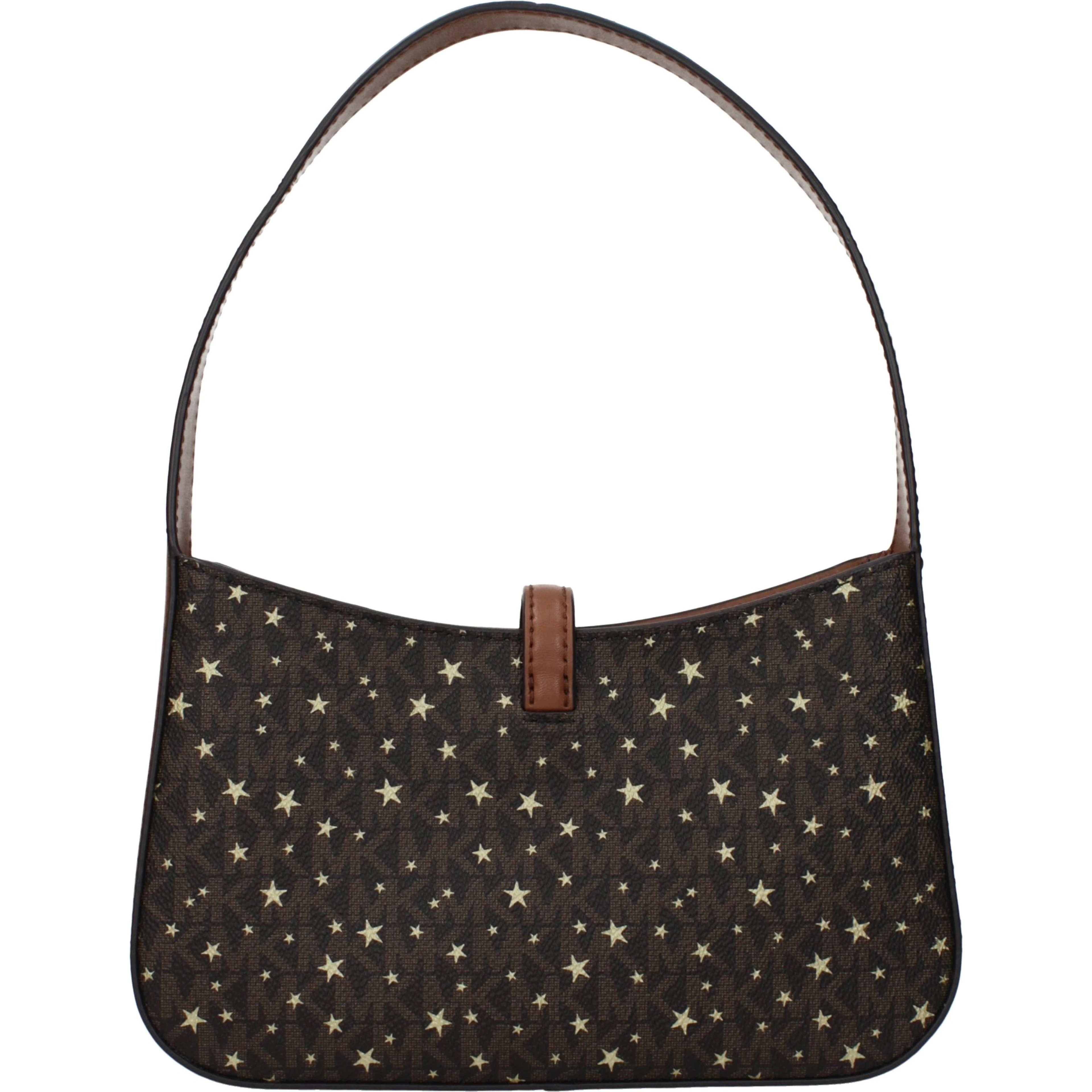 Brown Fabric Handbag