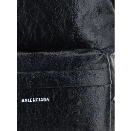 Black Calf Leather Bos Taurus Backpack