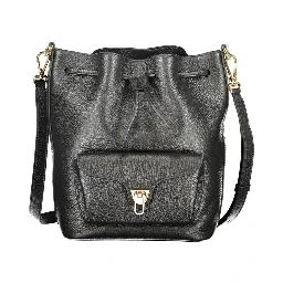 Black Leather Women Handbag