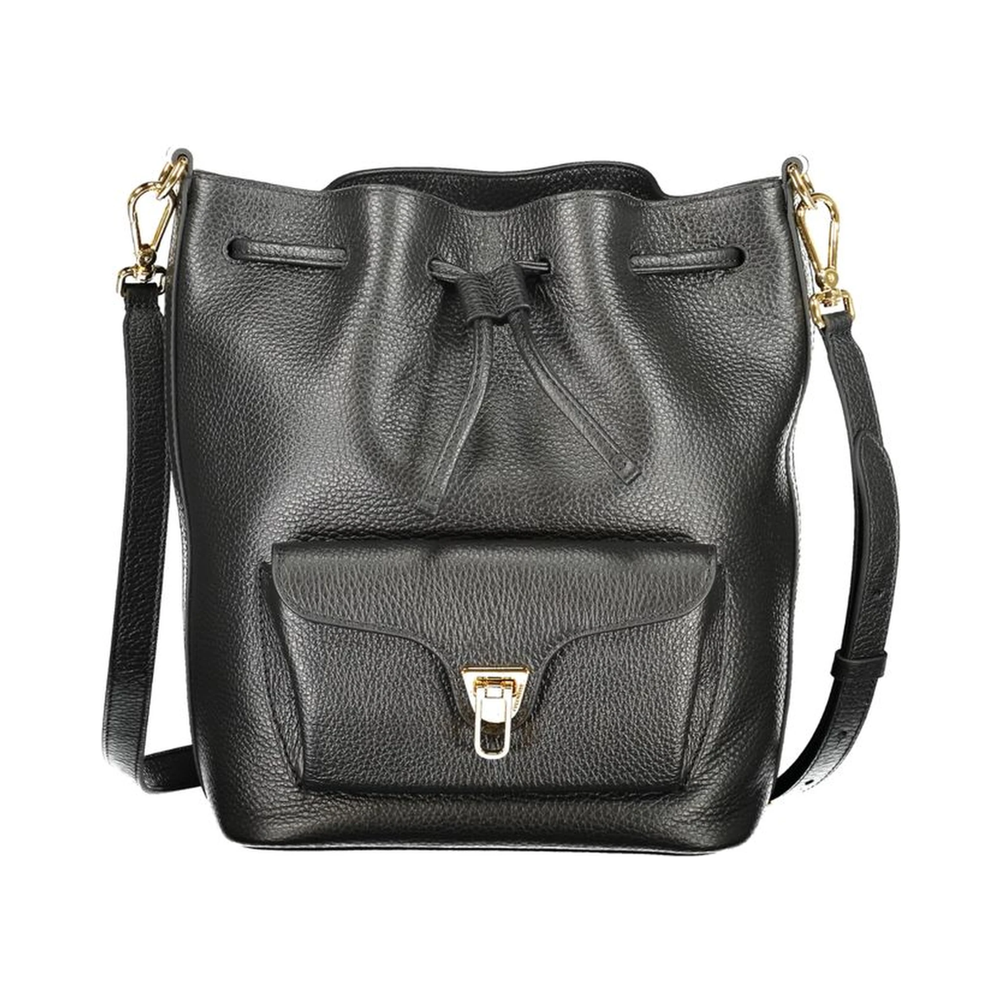 Black Leather Women Handbag