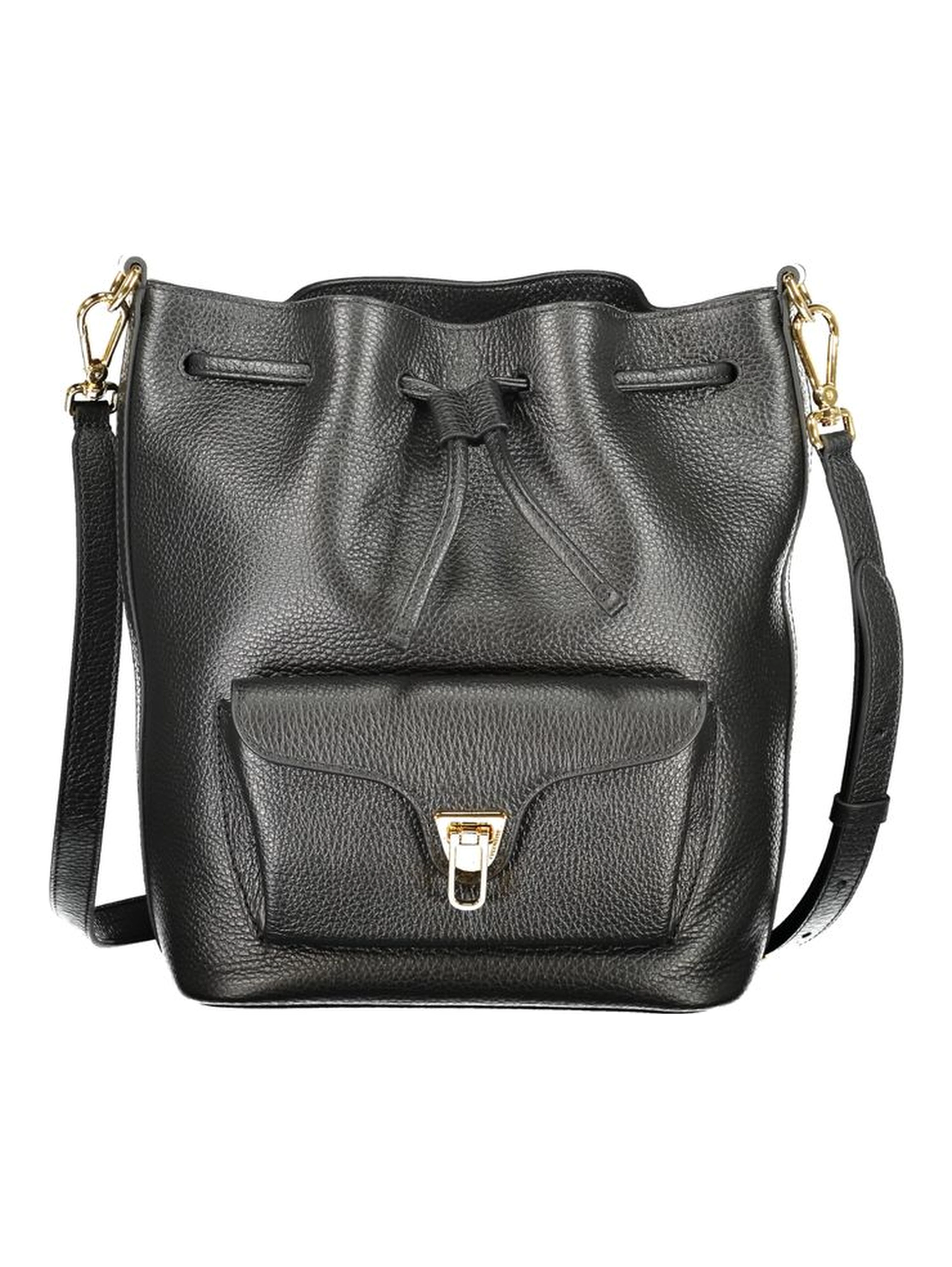 Black Leather Women Handbag