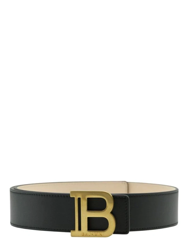 Black Leather Regular Belt