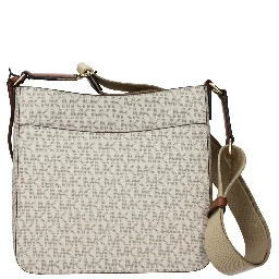 حقيبة كروسبودي من القماش البيج