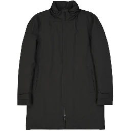 Gray Polyester Coat