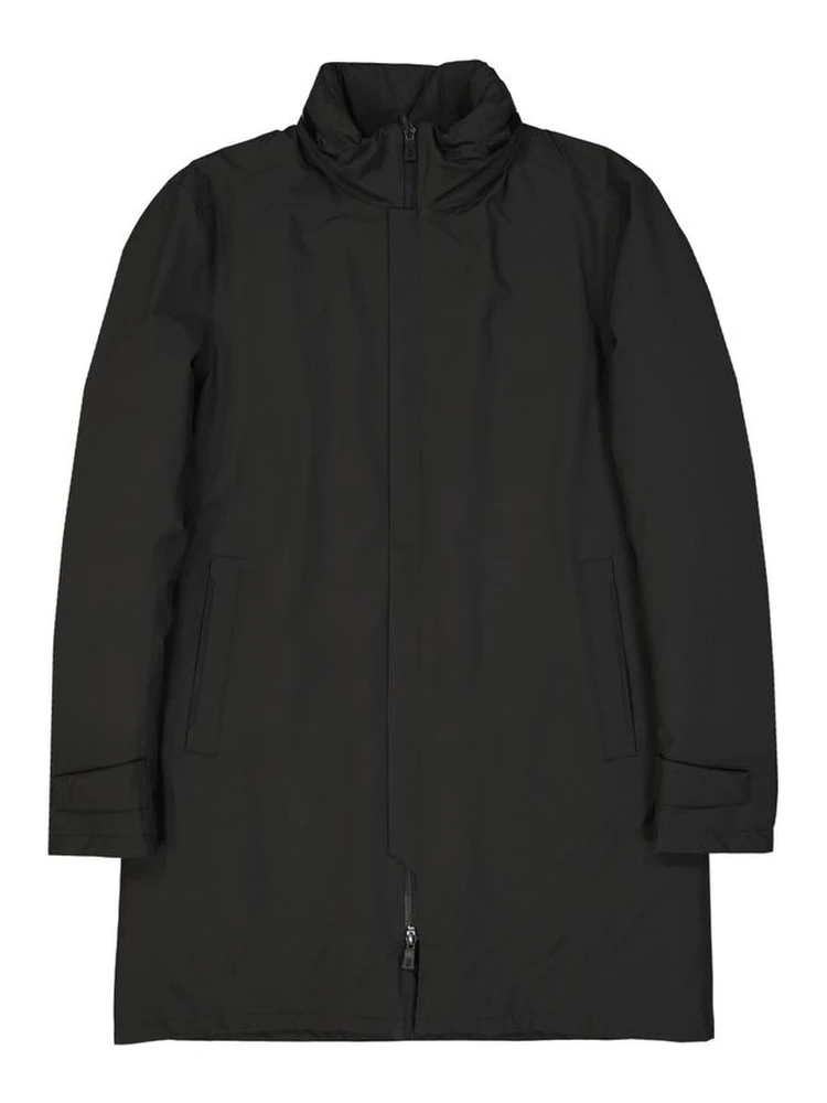 Gray Polyester Coat