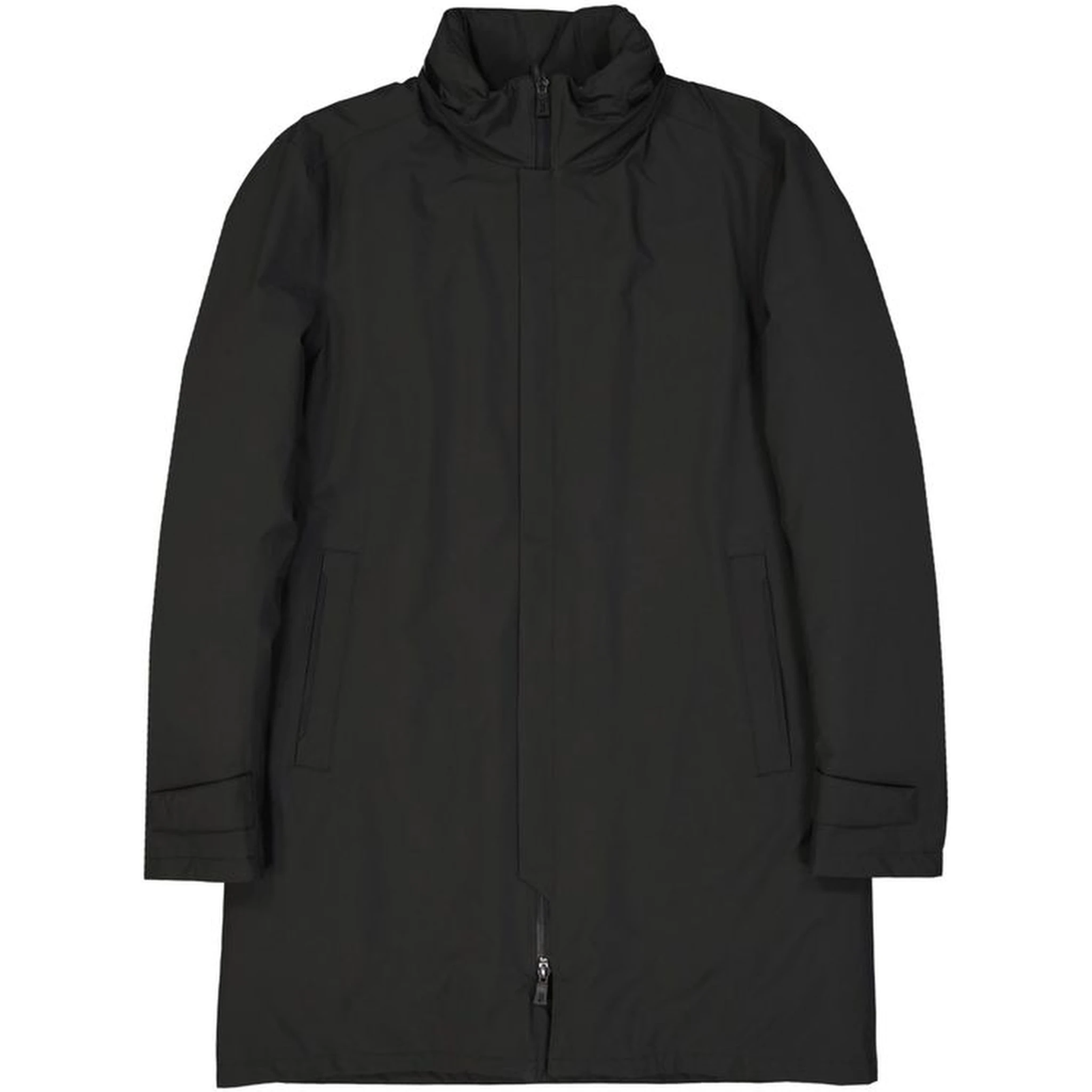 Gray Polyester Coat